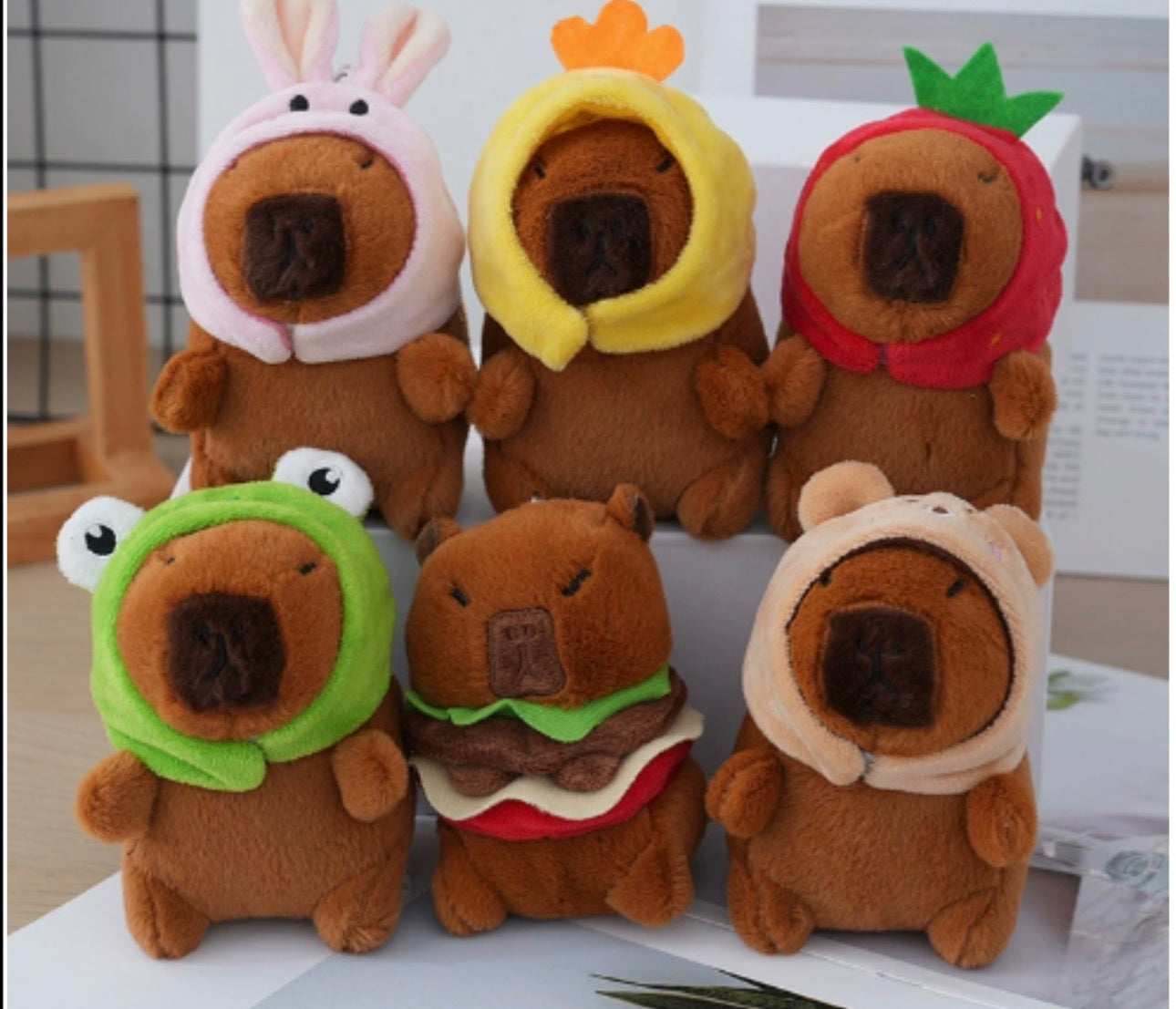 Capybara w/ Hats | 5” (50pcs)