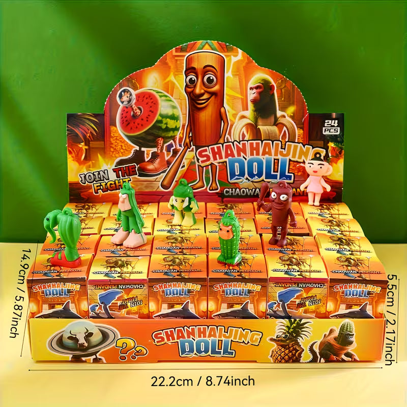 10pcs - Italian Brainrot Keychain Blind Box