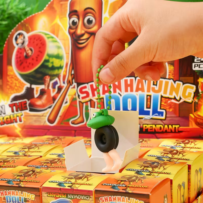 10pcs - Italian Brainrot Keychain Blind Box