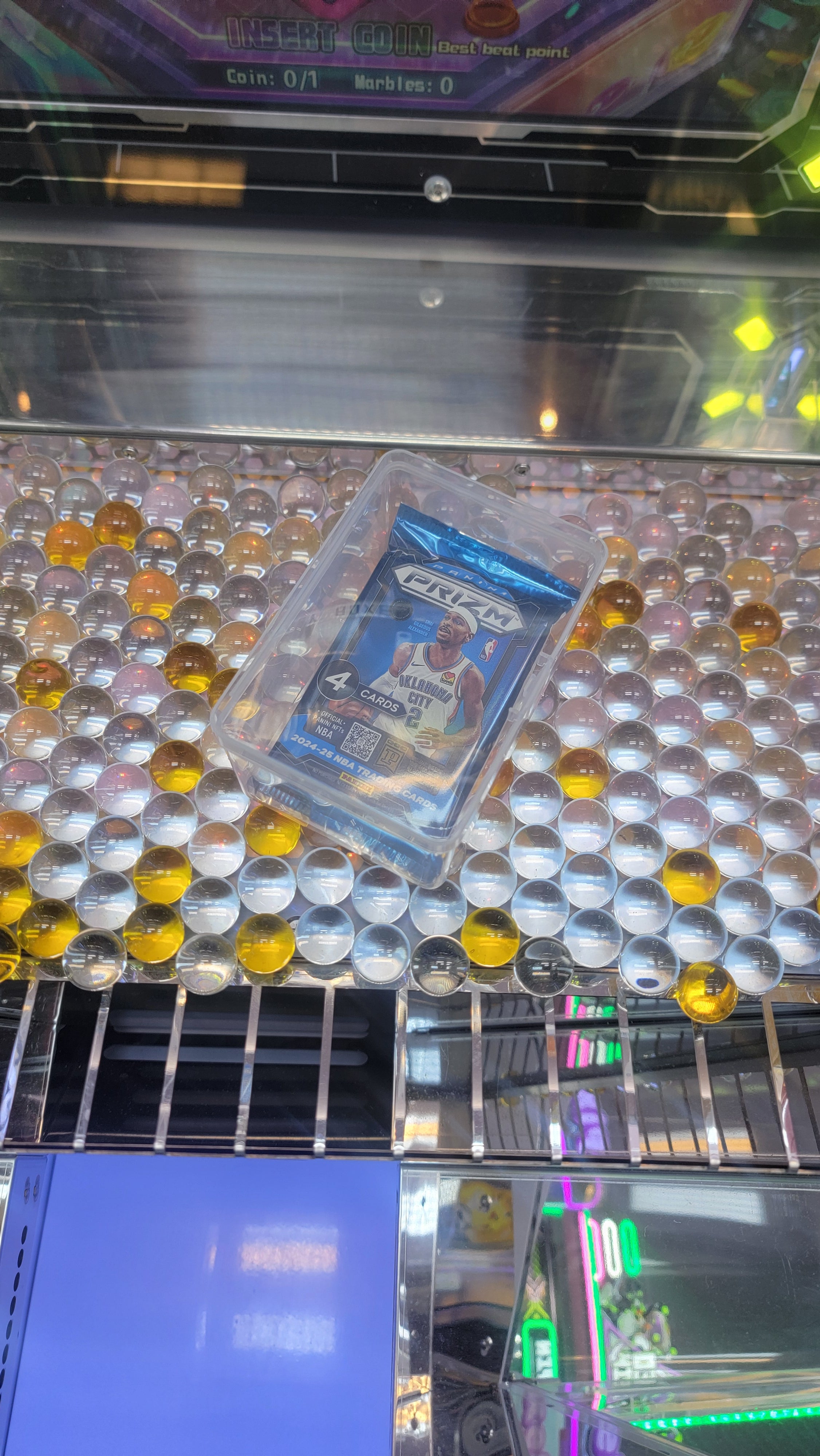 3 count - Display w/ Panini Prism Basketball pack