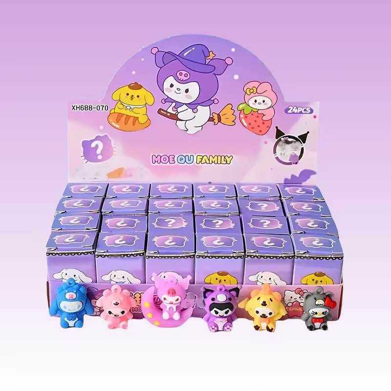 10pcs -  Sanrio Keychain Blind Box